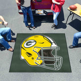 Green Bay Packers Tailgater Rug - 5ft. x 6ft., Helmet Logo - Green Bay Packers