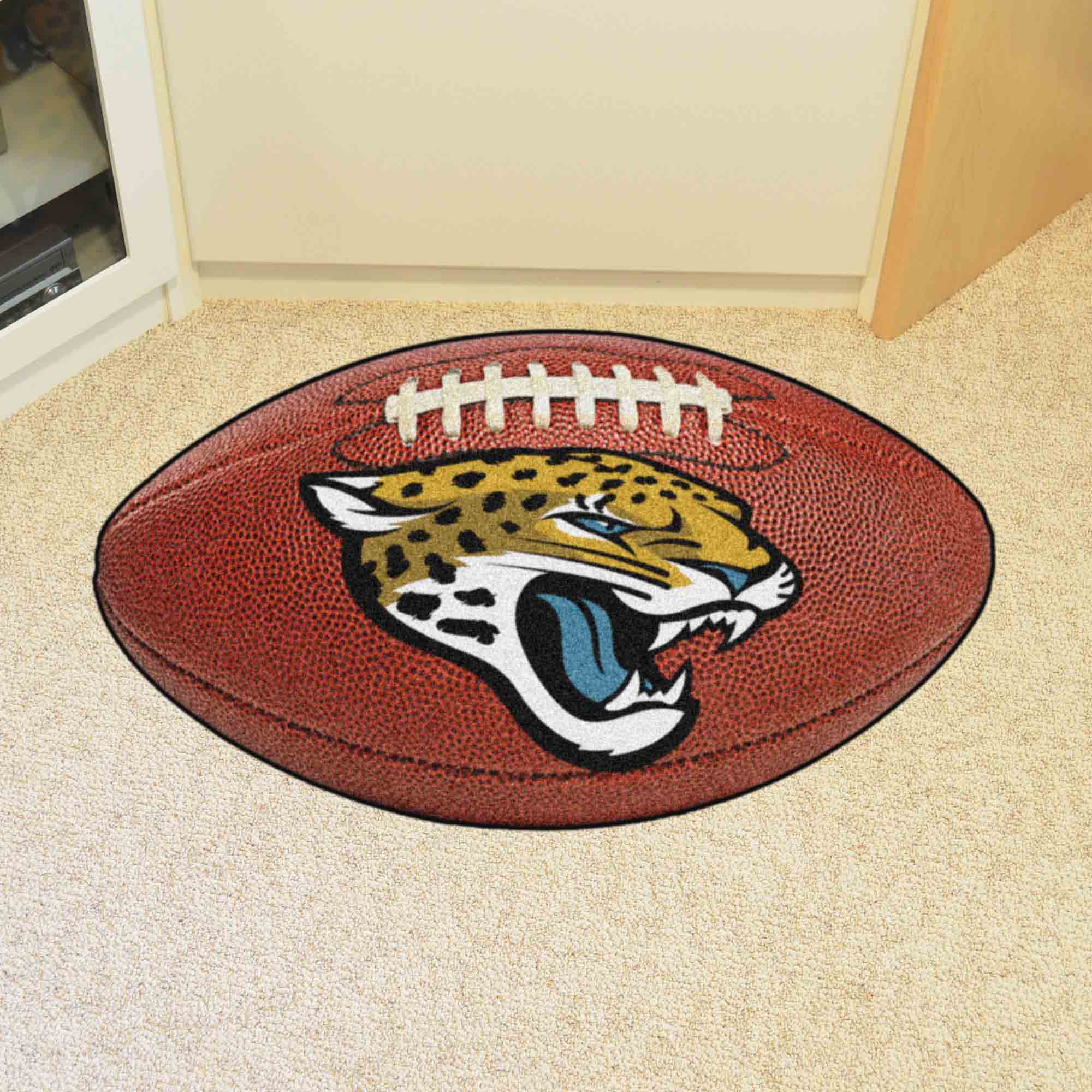 Jacksonville Jaguars Football Rug - 20.5in. x 32.5in.