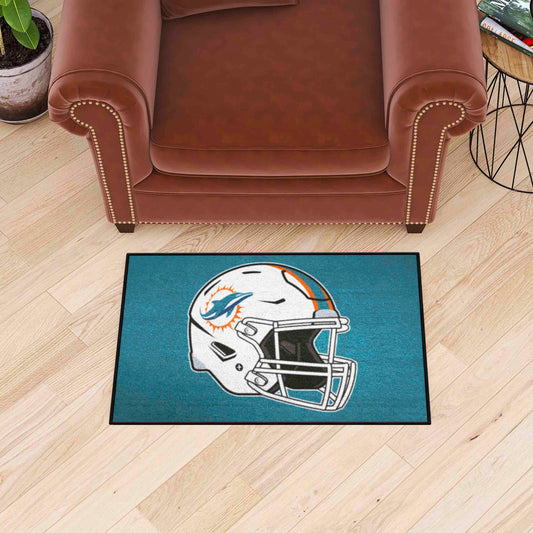 Miami Dolphins Starter Mat Accent Rug - 19in. x 30in., Helmet Logo