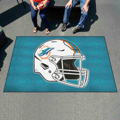 Miami Dolphins Ulti-Mat Rug - 5ft. x 8ft., Helmet Logo