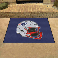 New England Patriots All-Star Rug - 34 in. x 42.5 in., Helmet Logo - New England Patriots