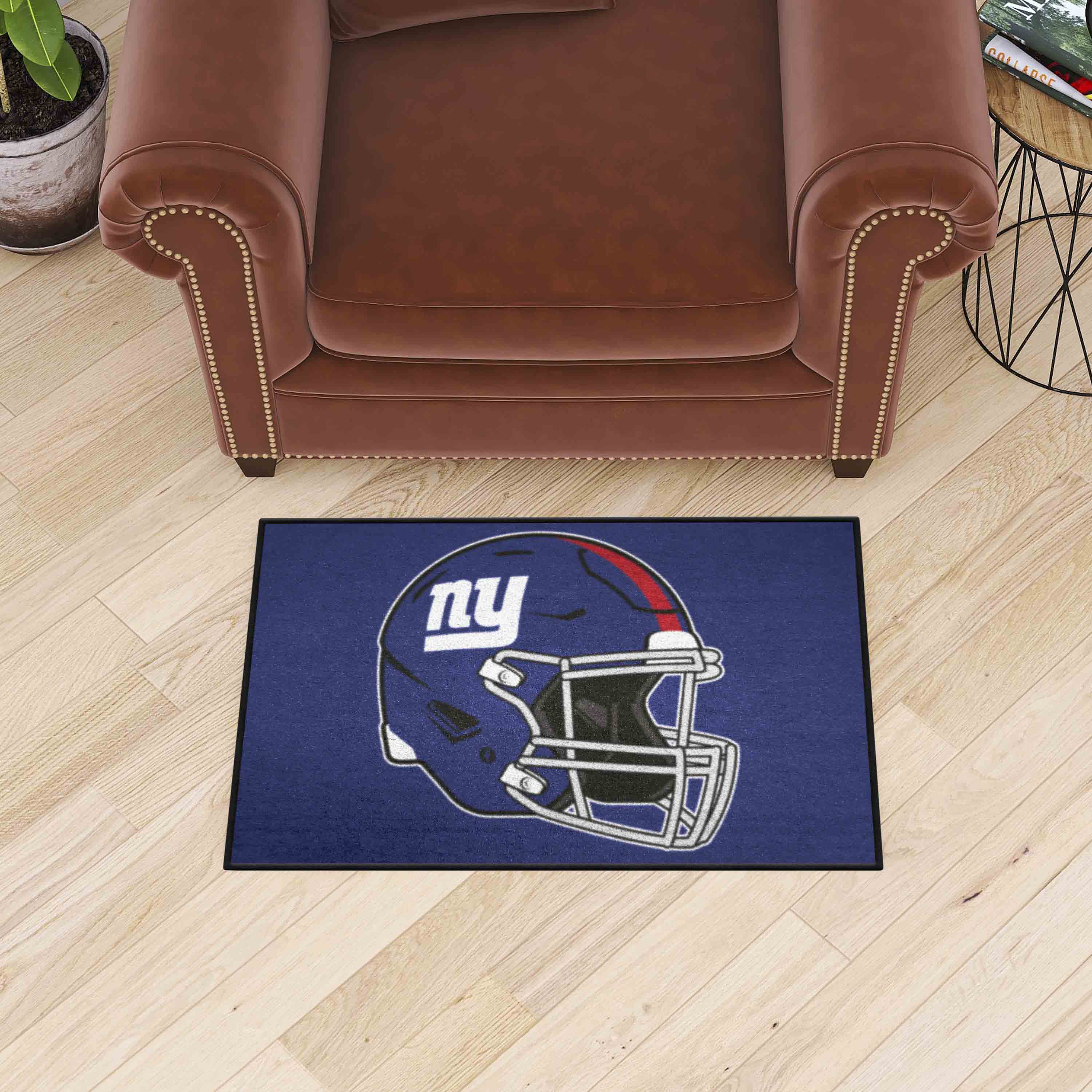 New York Giants Starter Mat Accent Rug - 19in. x 30in., Helmet Logo