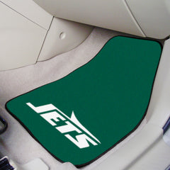 New York Jets Front Carpet Car Mat Set - 2 Pieces