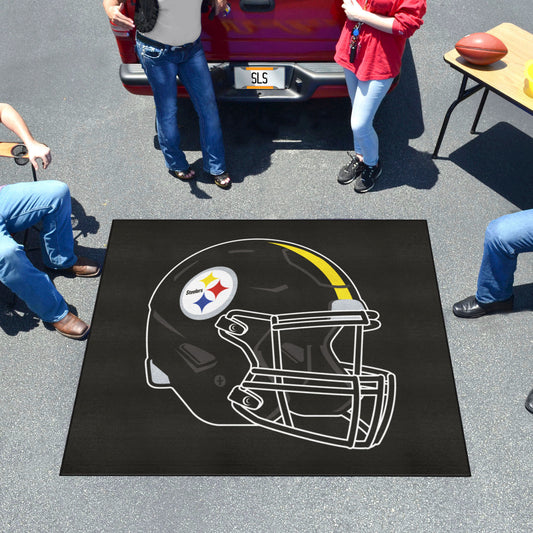 Pittsburgh Steelers Tailgater Rug - 5ft. x 6ft., Helmet Logo