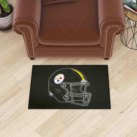 Pittsburgh Steelers Ulti-Mat Rug - 5ft. x 8ft., Helmet Logo