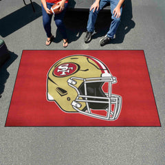 San Francisco 49ers Ulti-Mat Rug - 5ft. x 8ft., Helmet Logo