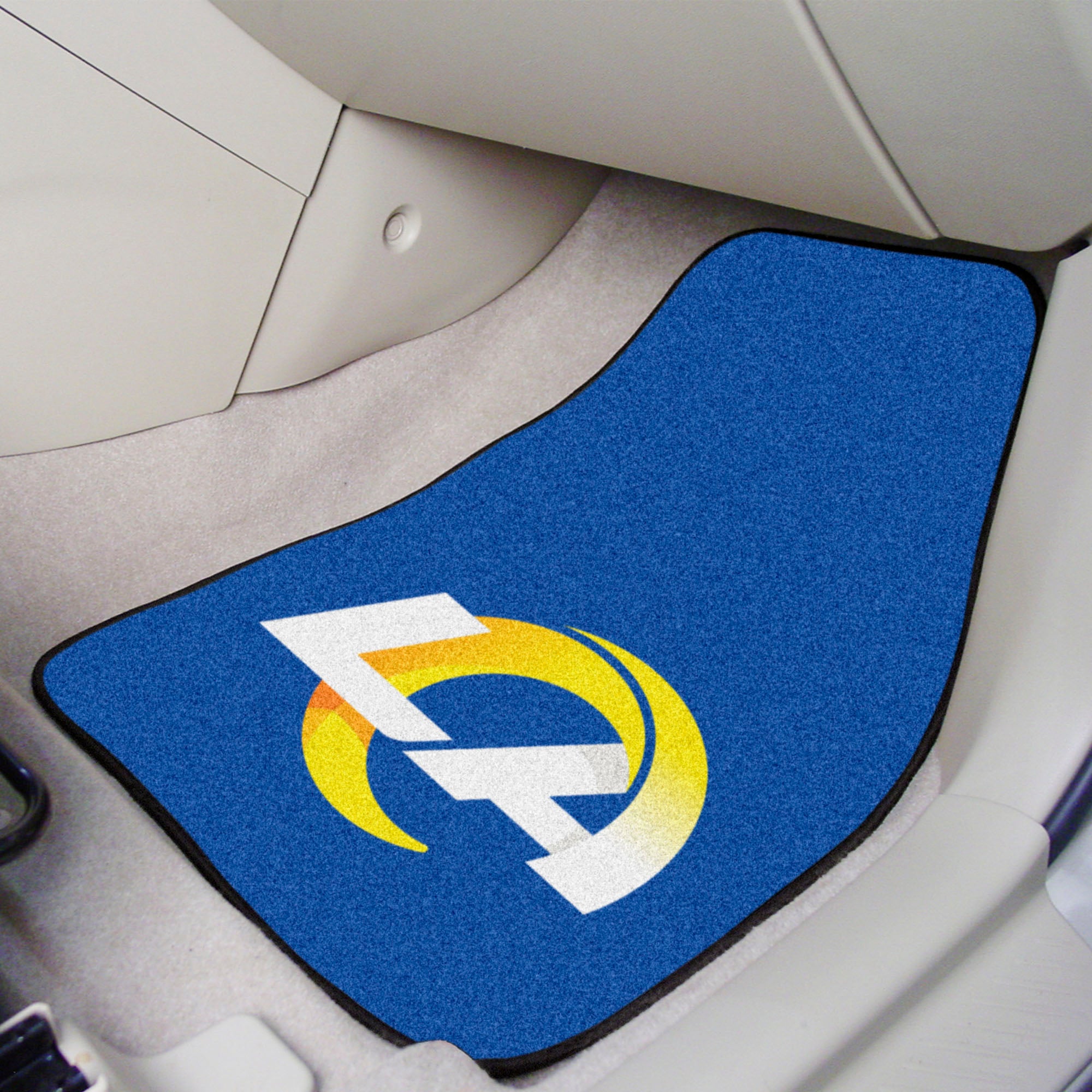 Los Angeles Rams Front Carpet Car Mat Set - 2 Pieces