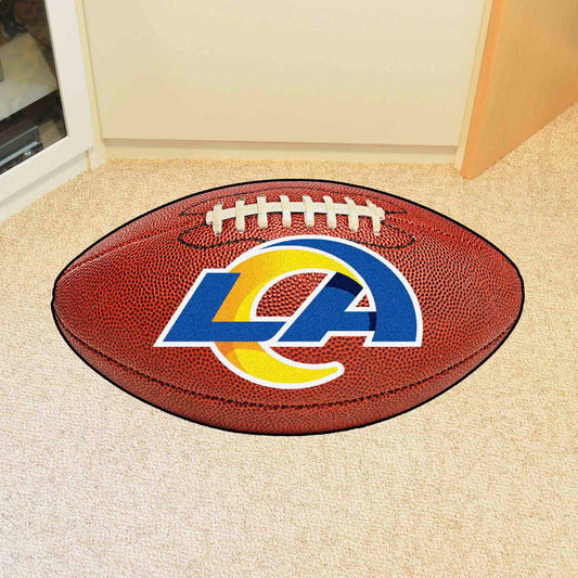 Los Angeles Rams Football Rug - 20.5in. x 32.5in.