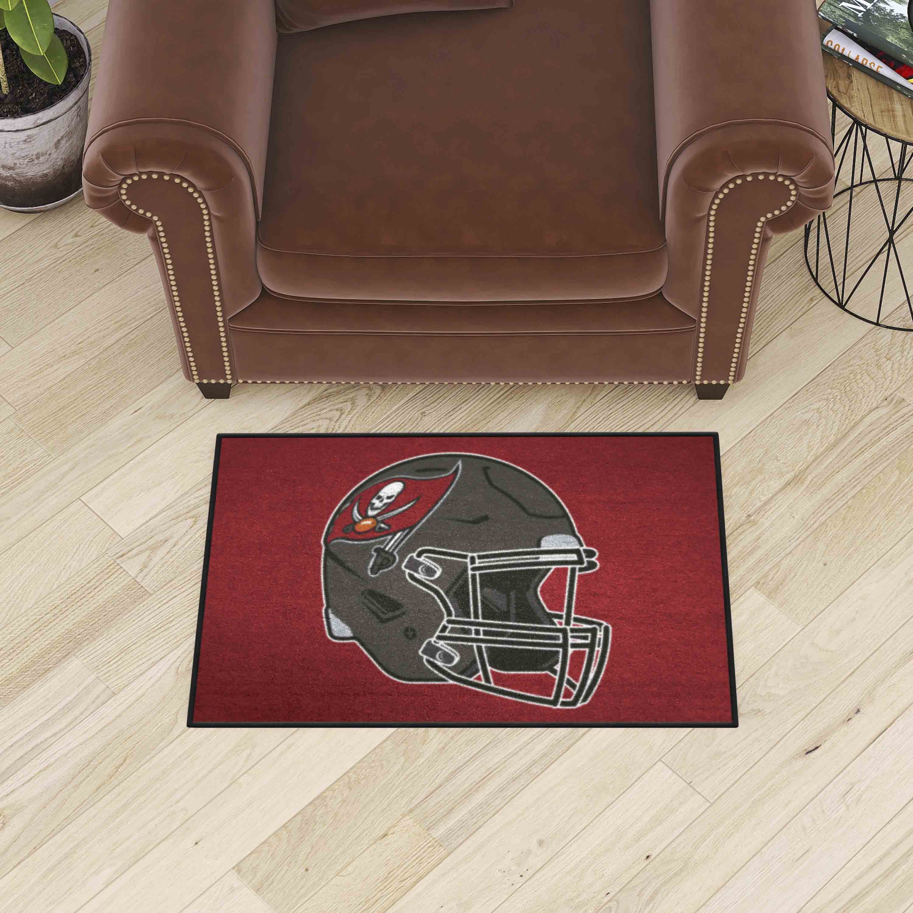 Tampa Bay Buccaneers Starter Mat Accent Rug - 19in. x 30in., Helmet Logo