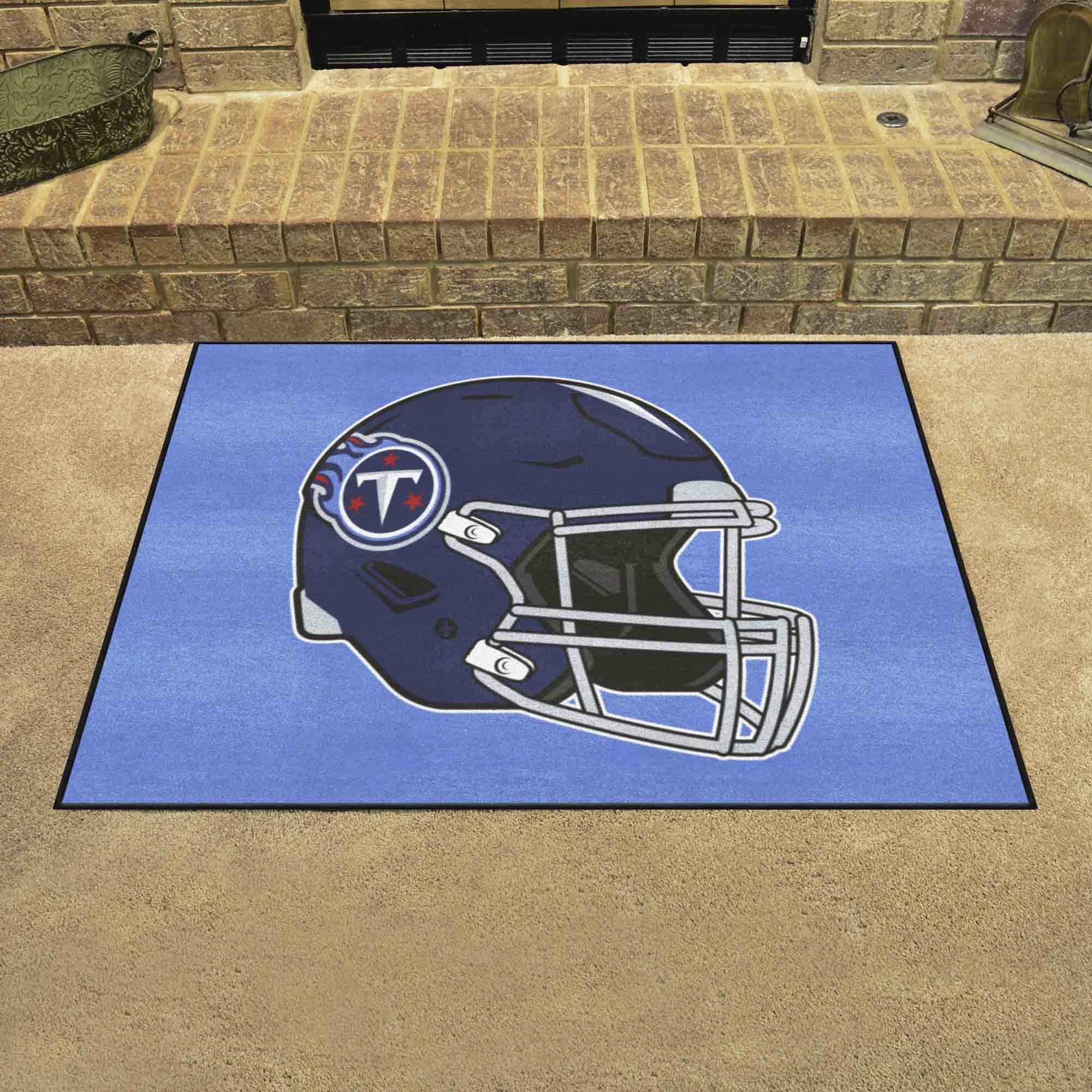 Tennessee Titans All-Star Rug - 34 in. x 42.5 in., Helmet Logo