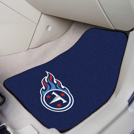 Tennessee Titans Front Carpet Car Mat Set - 2 Pieces