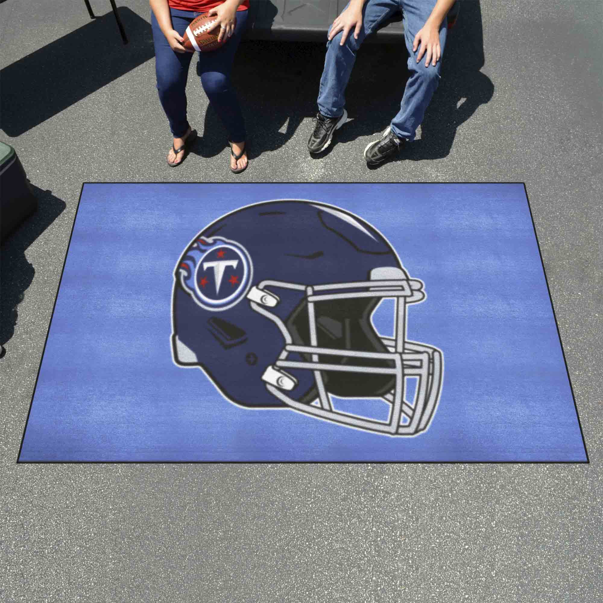 Tennessee Titans Ulti-Mat Rug - 5ft. x 8ft., Helmet Logo