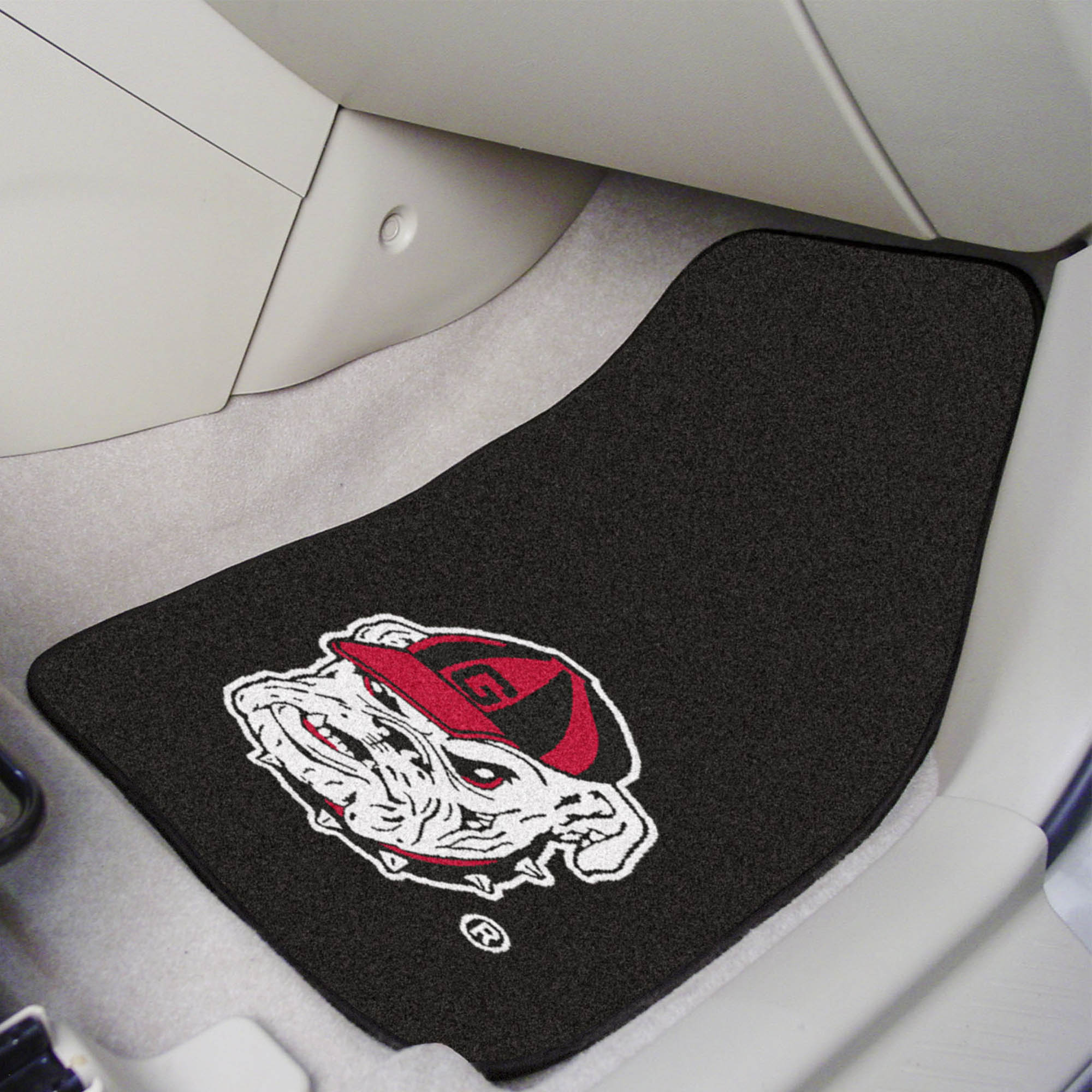 Georgia Bulldogs Front Carpet Car Mat Set - 2 Pieces