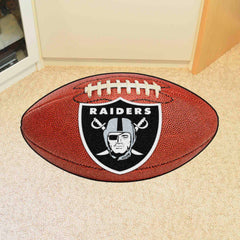 Las Vegas Raiders Football Rug - 20.5in. x 32.5in.