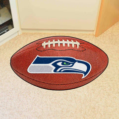 Seattle Seahawks Football Rug - 20.5in. x 32.5in.