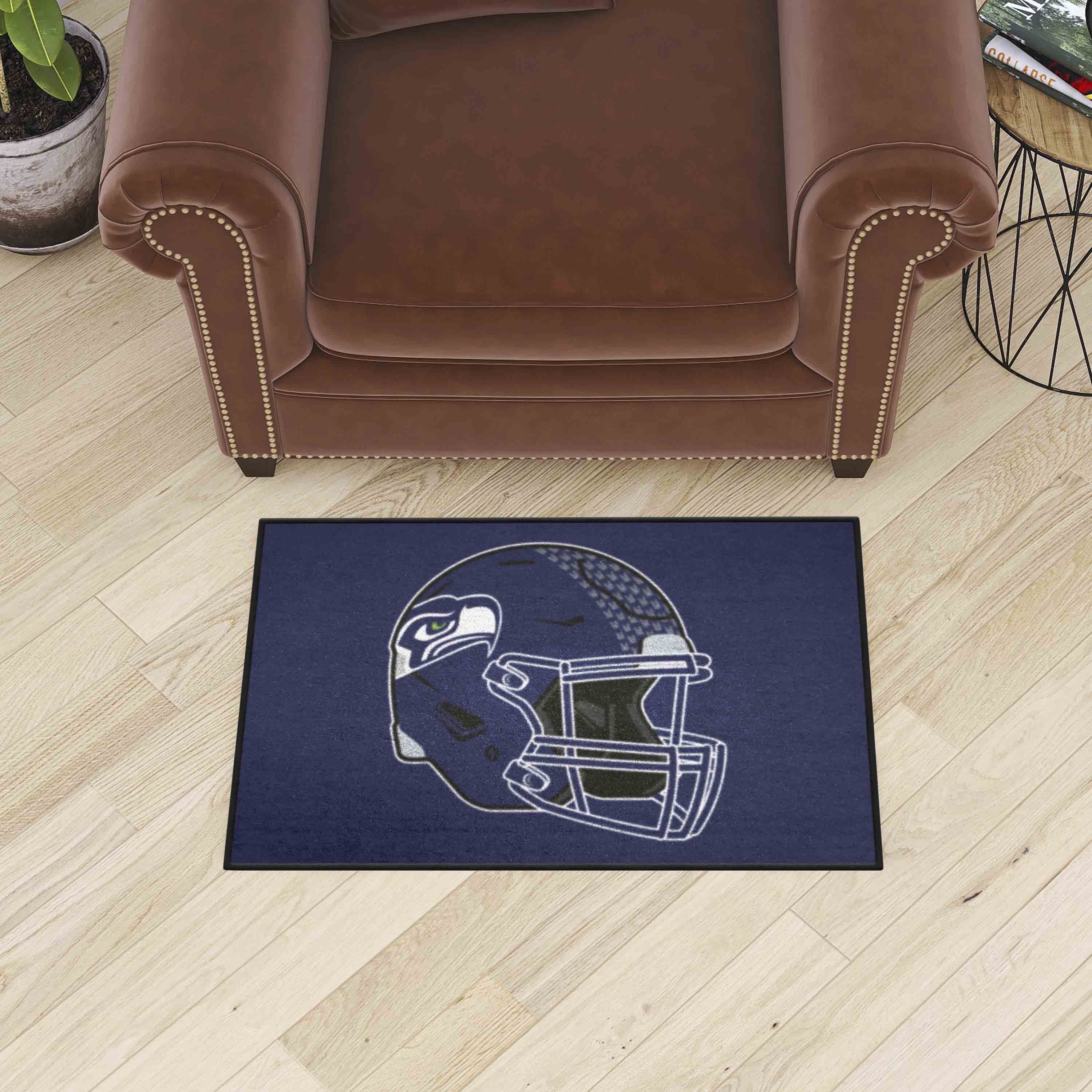 Seattle Seahawks Starter Mat Accent Rug - 19in. x 30in., Helmet Logo