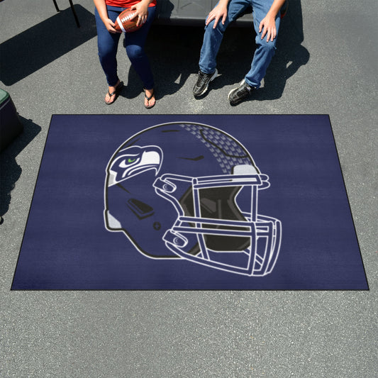 Seattle Seahawks Ulti-Mat Rug - 5ft. x 8ft., Helmet Logo