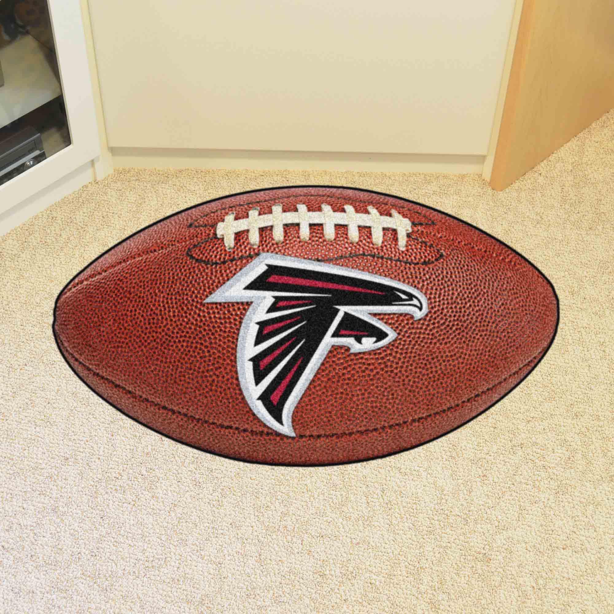 Atlanta Falcons Football Rug - 20.5in. x 32.5in. - Atlanta Falcons