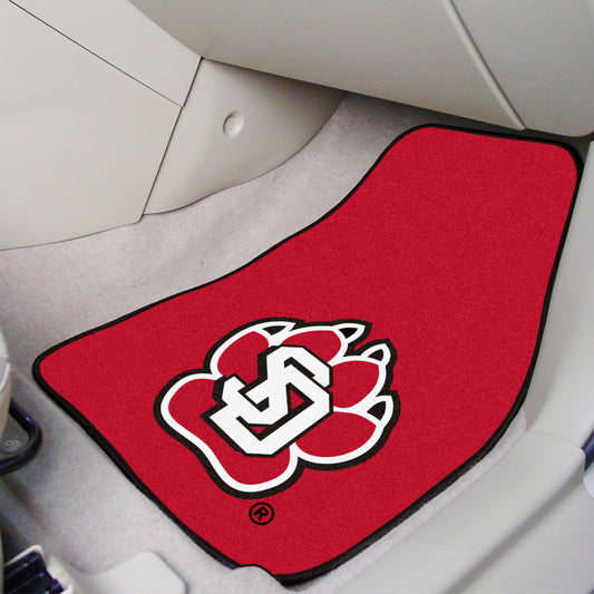 South Dakota Coyotes Front Carpet Car Mat Set - 2 Pieces