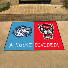 House Divided - North Carolina / NC State House Divided House Divided Rug - 34 in. x 42.5 in. - House Divided - North Carolina / NC State