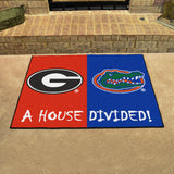 House Divided - Georgia / Florida House Divided House Divided Rug - 34 in. x 42.5 in. - House Divided - Georgia / Florida