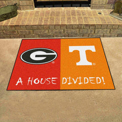 House Divided - Georgia / Tennessee House Divided House Divided Rug - 34 in. x 42.5 in. - House Divided - Georgia / Tennessee