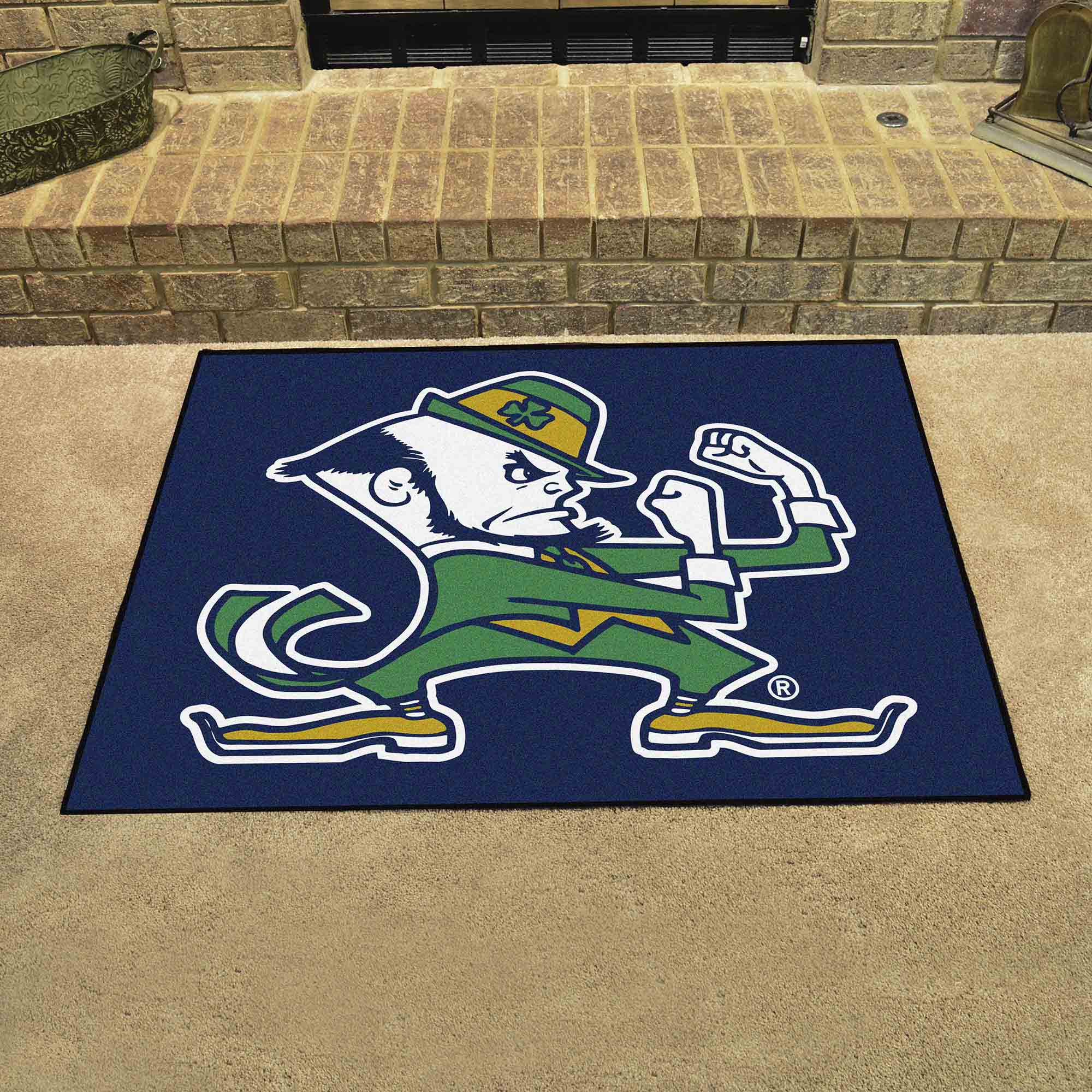 Notre Dame Fighting Irish All-Star Rug - 34 in. x 42.5 in., Leprechaun