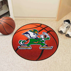 Notre Dame Fighting Irish Basketball Rug - 27in. Diameter, Leprechaun