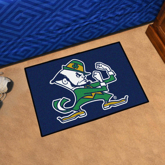 Notre Dame Fighting Irish Starter Mat Accent Rug - 19in. x 30in., Leprechaun