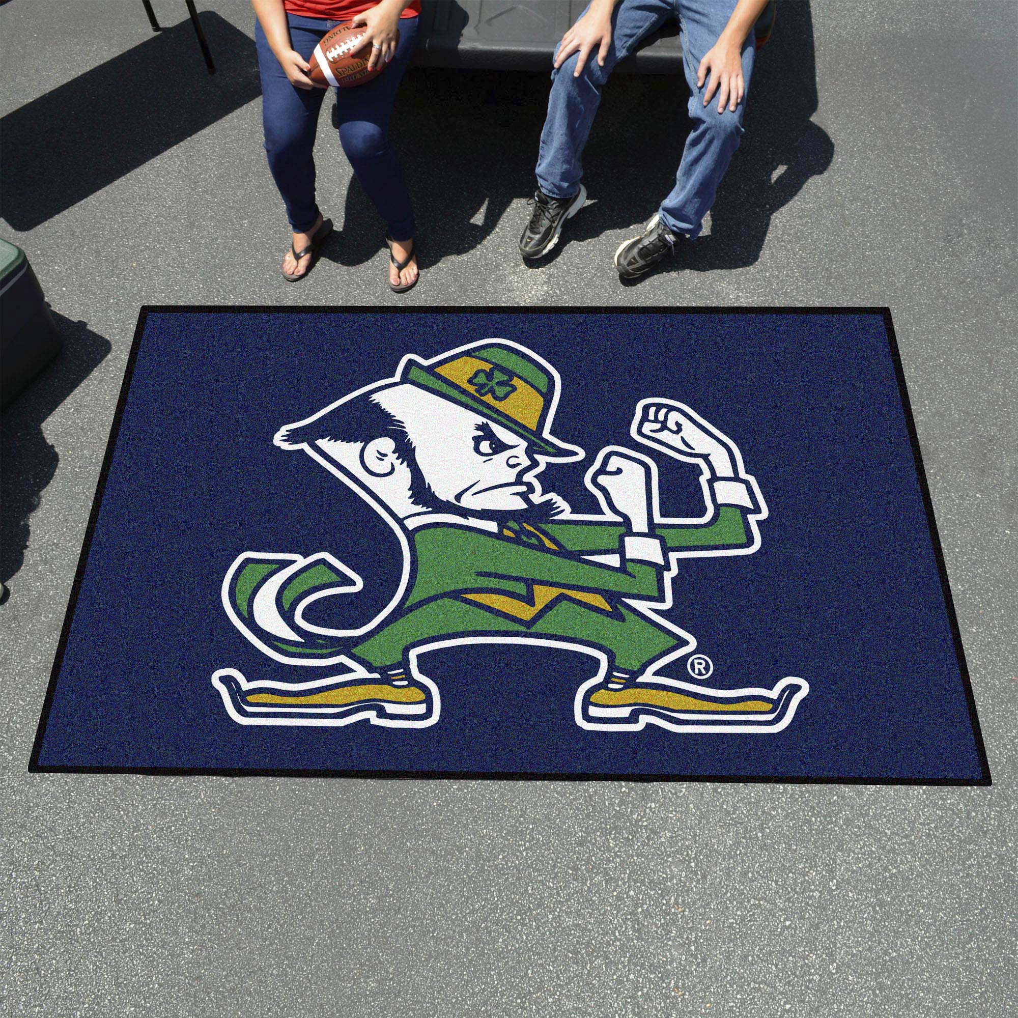 Notre Dame Fighting Irish Ulti-Mat Rug - 5ft. x 8ft., Leprechaun