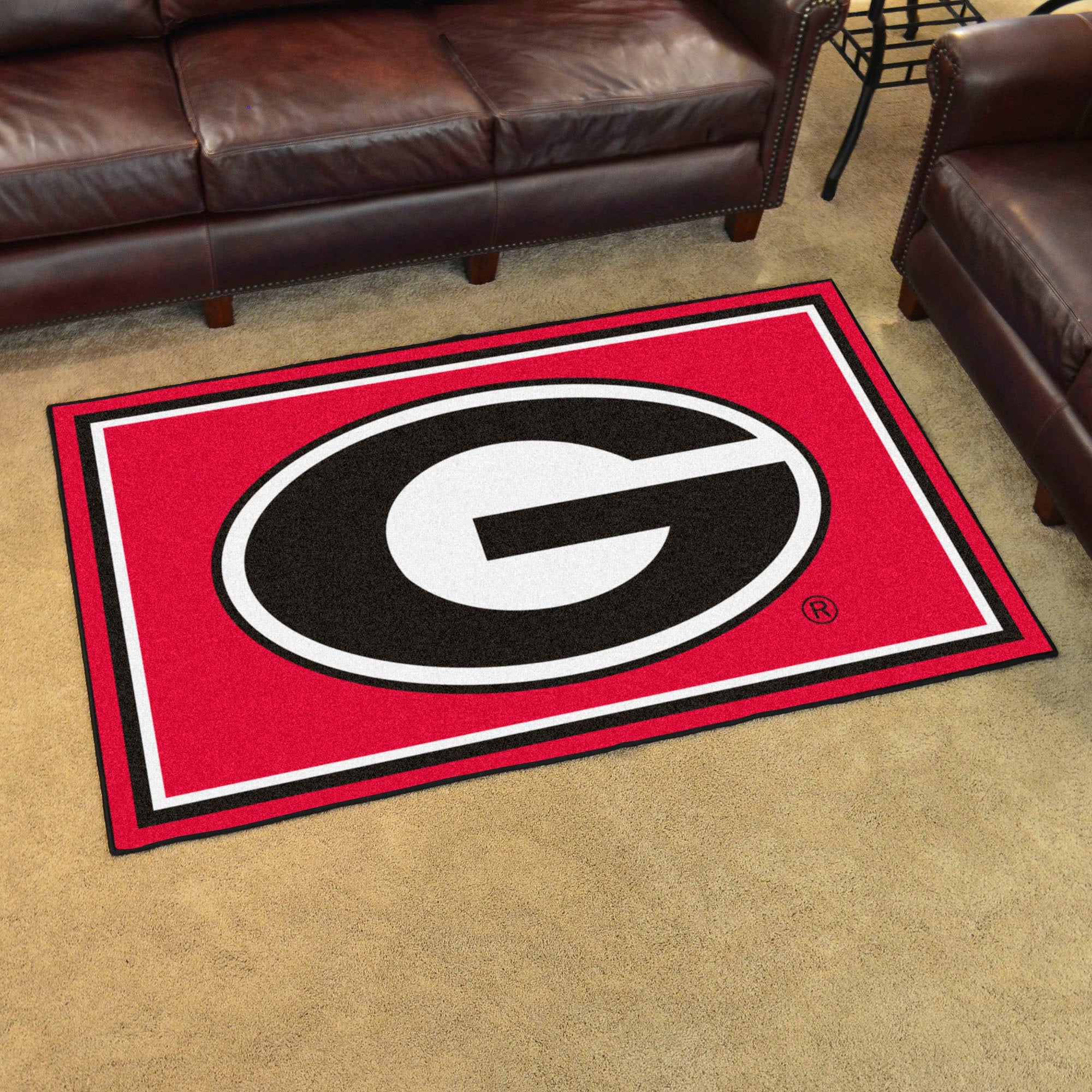 Georgia Bulldogs 4ft. x 6ft. Plush Area Rug