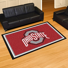 Ohio State Buckeyes 5ft. x 8 ft. Plush Area Rug