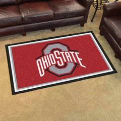 Ohio State Buckeyes 4ft. x 6ft. Plush Area Rug