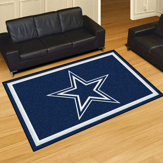 Dallas Cowboys 5ft. x 8 ft. Plush Area Rug - Dallas Cowboys