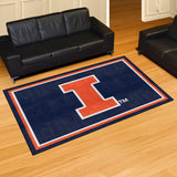 Illinois Illini 5ft. x 8 ft. Plush Area Rug