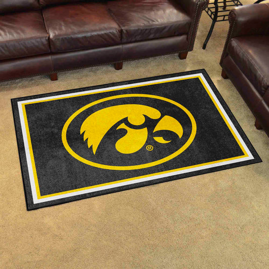 Iowa Hawkeyes 4ft. x 6ft. Plush Area Rug