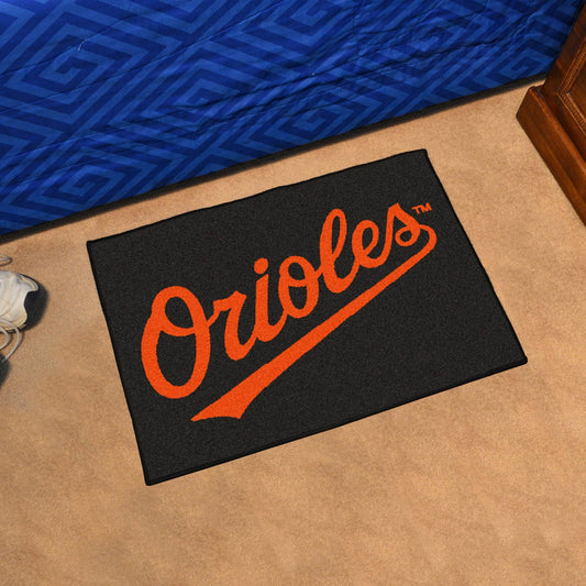 Baltimore Orioles Starter Mat Accent Rug - 19in. x 30in. "Orioles" Logo - Baltimore Orioles