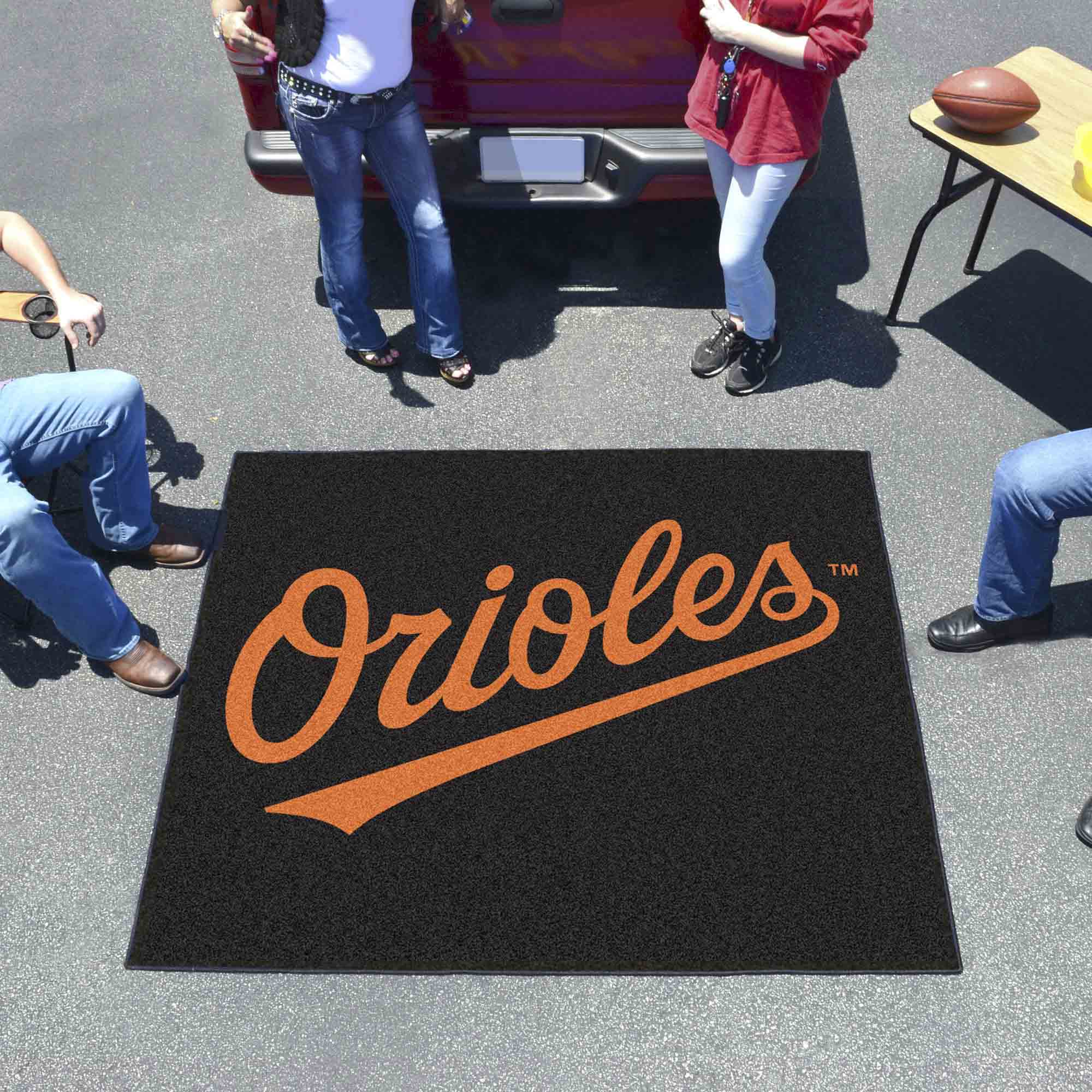 Baltimore Orioles Tailgater Rug - 5ft. x 6ft. "Orioles" Logo - Baltimore Orioles