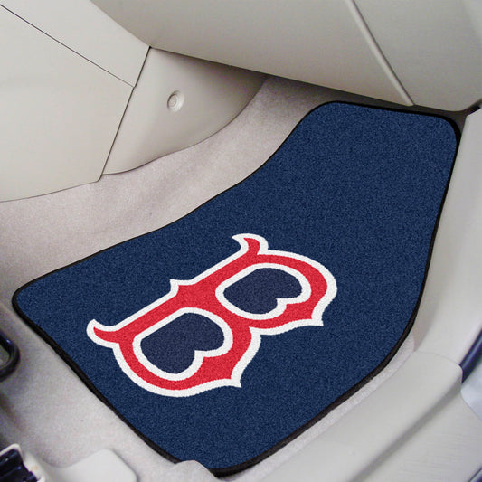 Boston Red Sox Front Carpet Car Mat Set - 2 Pieces - Boston Red Sox