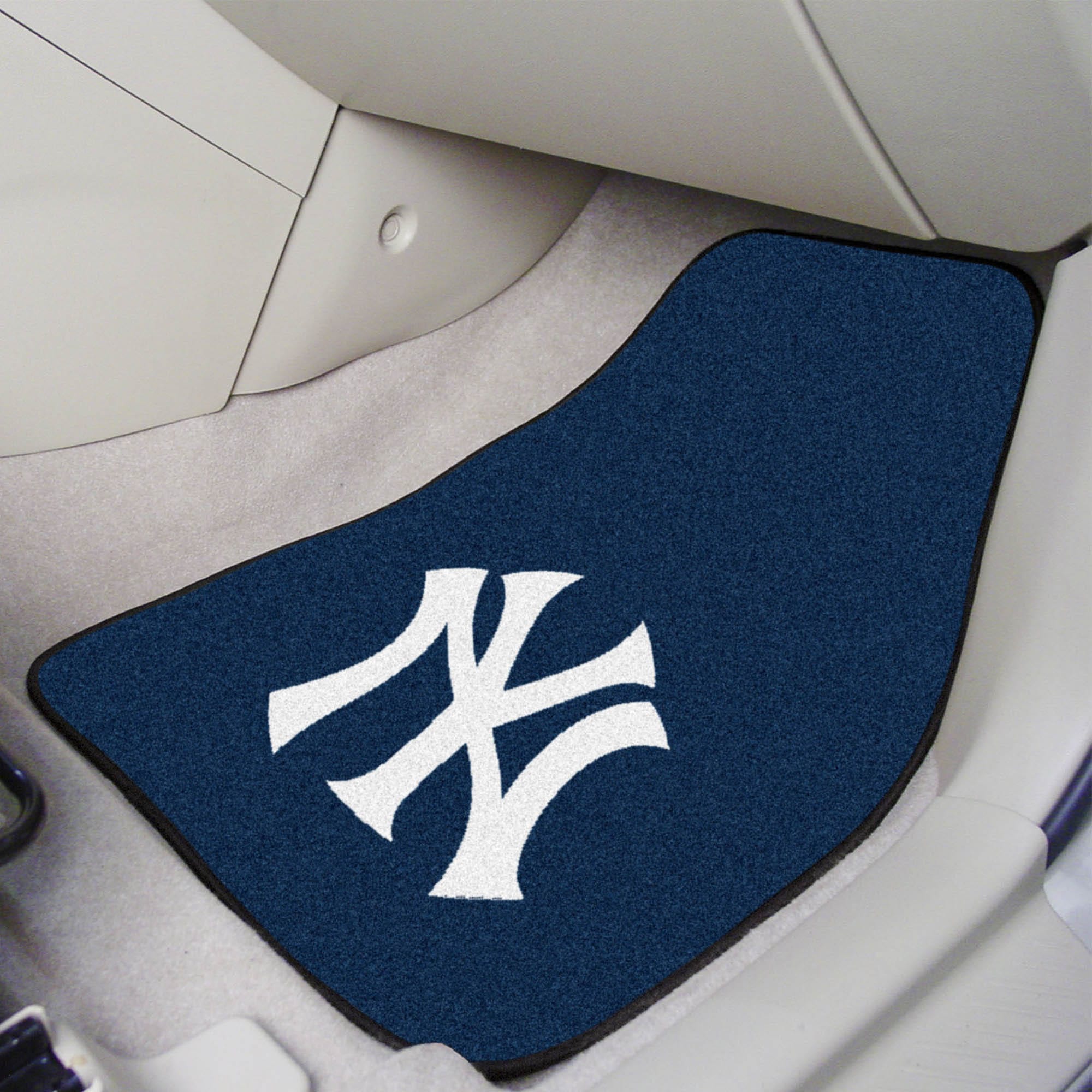 New York Yankees Front Carpet Car Mat Set - 2 Pieces - New York Yankees