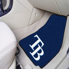 Tampa Bay Rays Front Carpet Car Mat Set - 2 Pieces