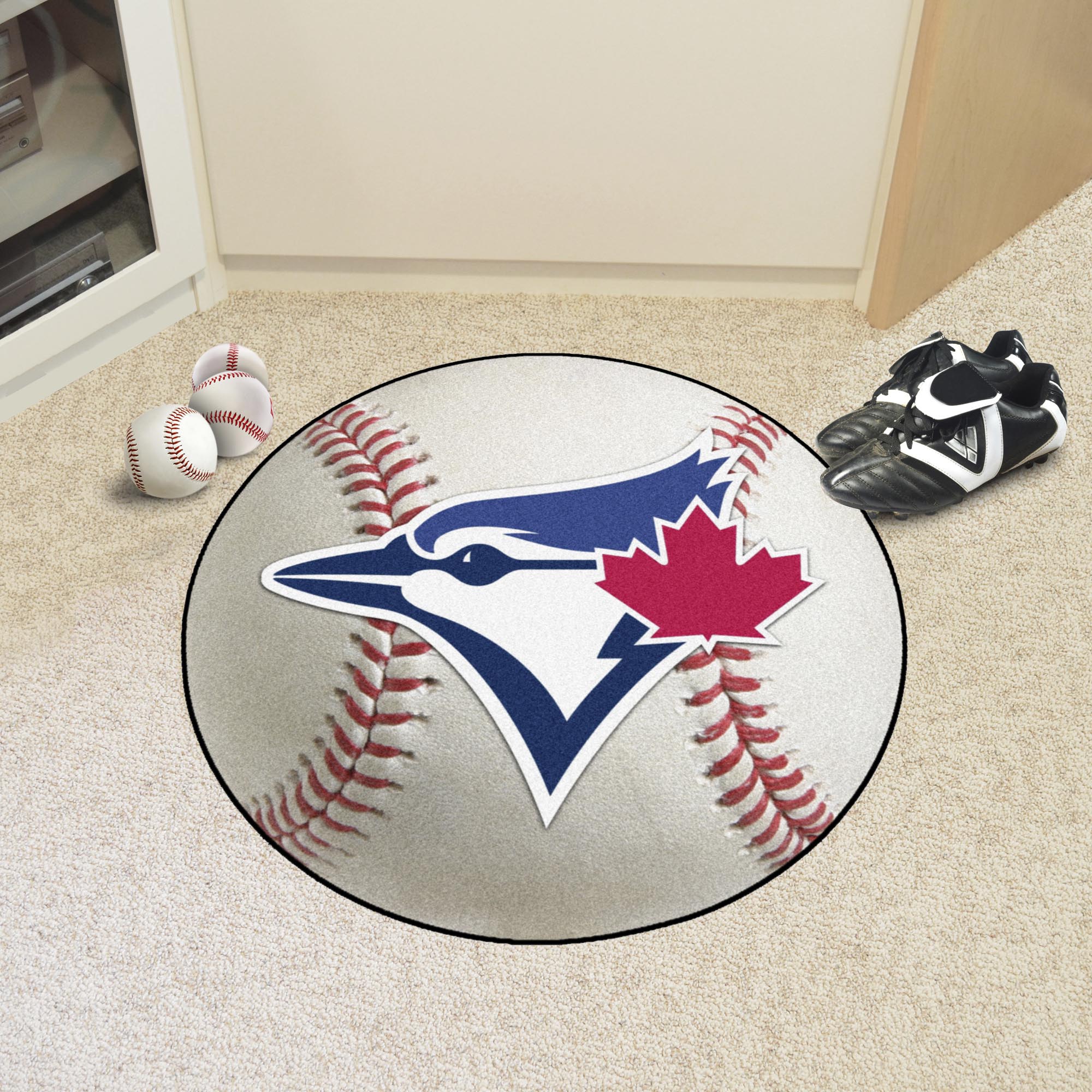 Toronto Blue Jays Baseball Rug - 27in. Diameter