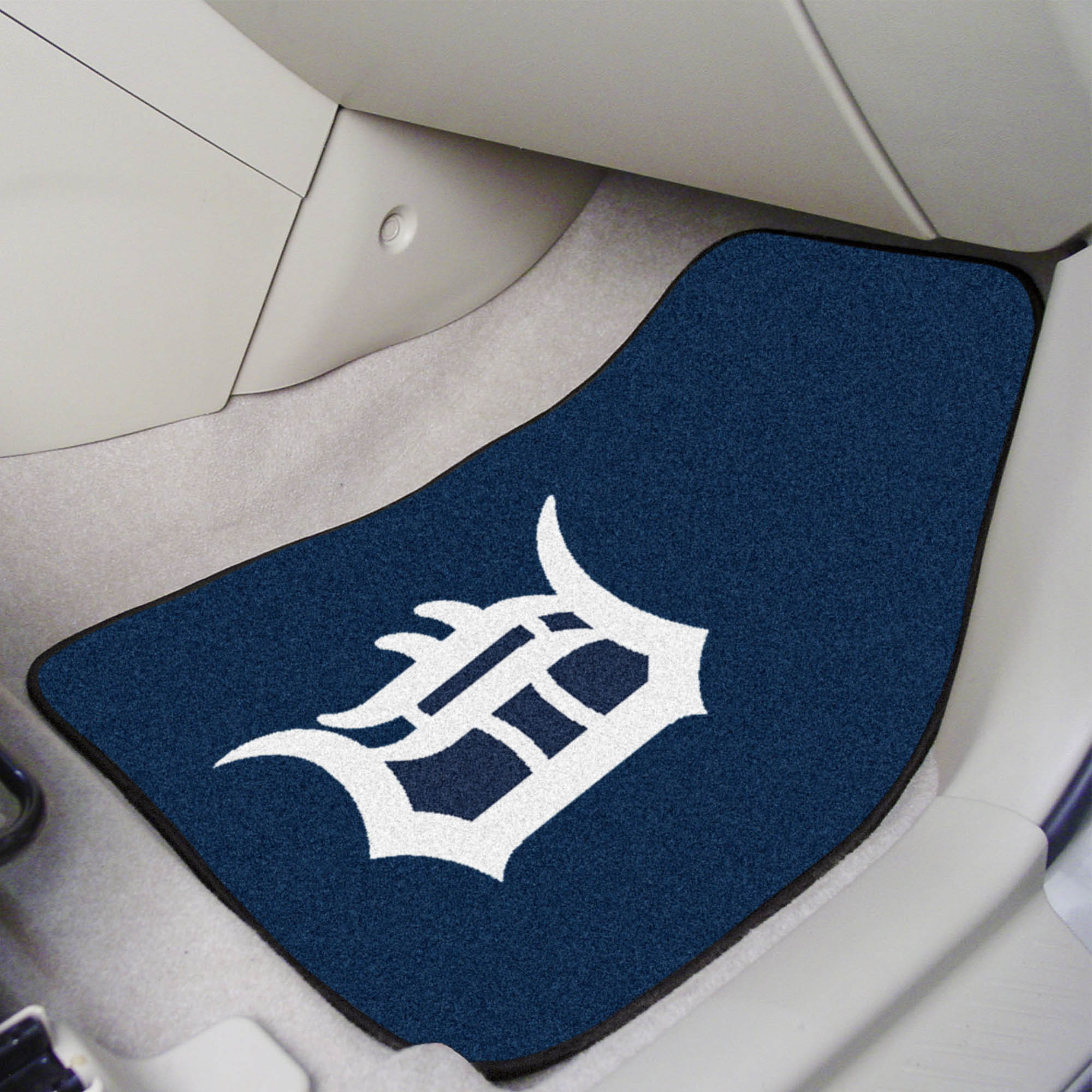 Detroit Tigers Front Carpet Car Mat Set - 2 Pieces