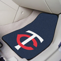 Minnesota Twins Front Carpet Car Mat Set - 2 Pieces - Minnesota Twins