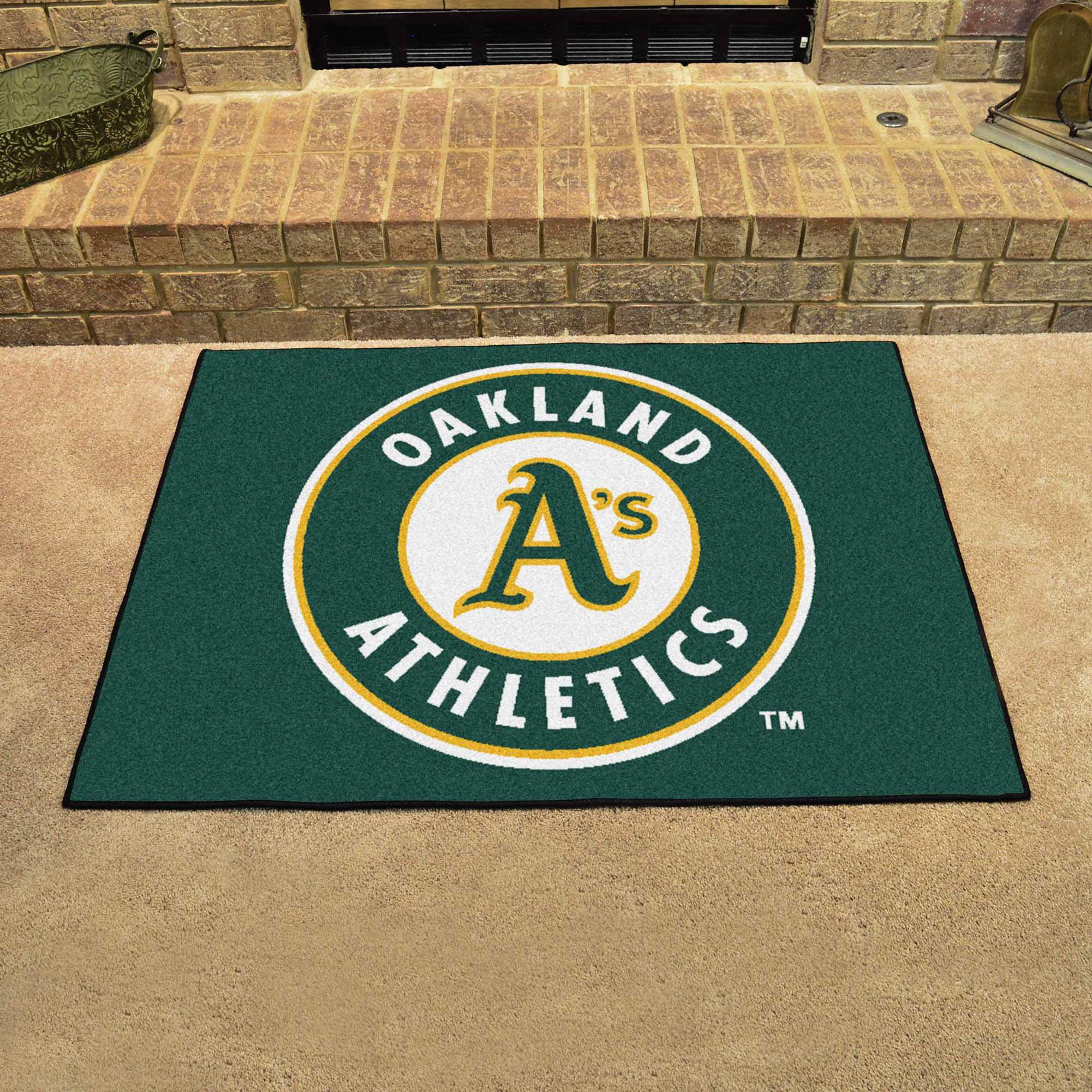 Oakland Athletics All-Star Rug - 34 in. x 42.5 in. - Oakland Athletics