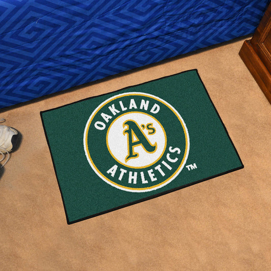 Oakland Athletics Starter Mat Accent Rug - 19in. x 30in. - Oakland Athletics