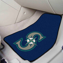 Seattle Mariners Front Carpet Car Mat Set - 2 Pieces