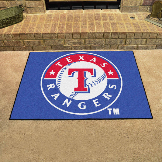 Texas Rangers All-Star Rug - 34 in. x 42.5 in.