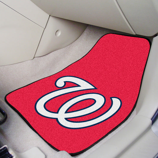 Washington Nationals Front Carpet Car Mat Set - 2 Pieces