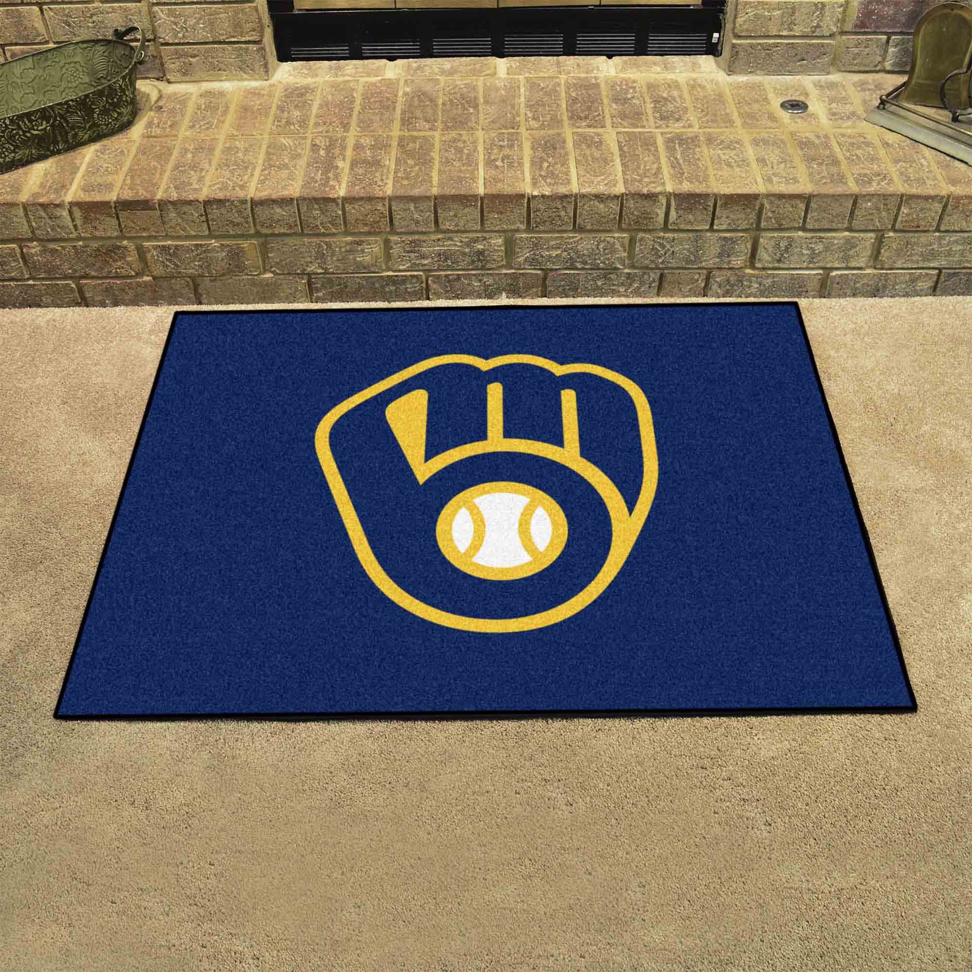 Milwaukee Brewers All-Star Rug - 34 in. x 42.5 in. - Milwaukee Brewers